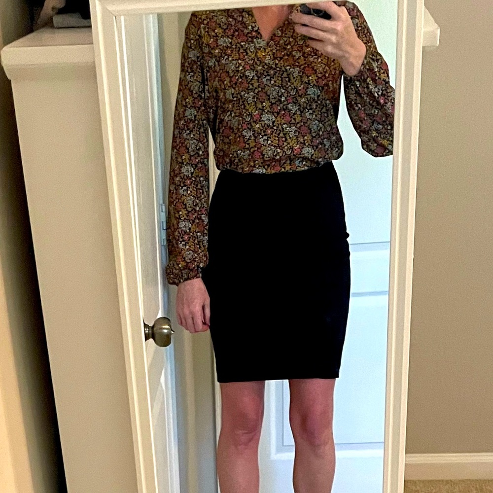 Tiny flowers Loft blouse